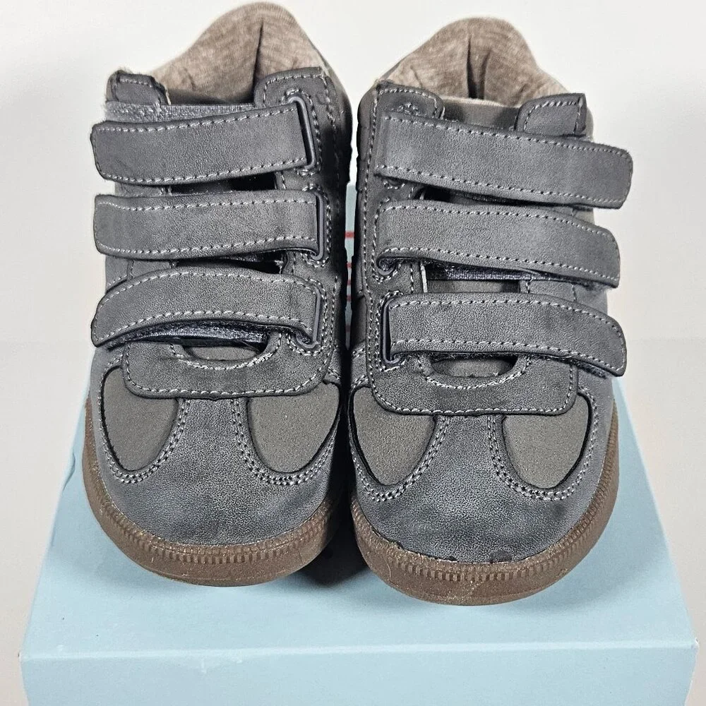 Cat & Jack Merv Kids High Top Sneakers Grey Size 12